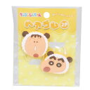 へアアクセ クレヨンしんちゃん ヘアゴム2P イエロー アイプランニング 髪飾り アニメメール便可 マシュマロポップ