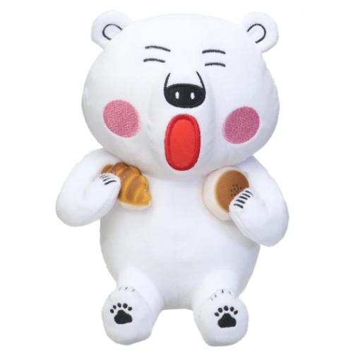 ぬいぐるみ しろくまシリーズ プラッシュドール パン ケイカンパニー プレゼント 絵本 マシュマロポ ...