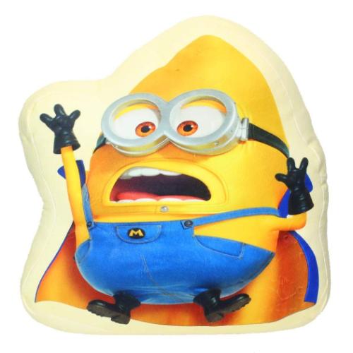 クッション 怪盗グルーのミニオン超変身 ダイカットクッション　ガス ユニバーサル映画 ケイカンパニー インテリア マシュマロポップ