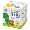 栽培キット はらぺこあおむし ペタペタ&すくすく栽培セット ミニヒマワリ エリックカール 聖新陶芸 栽培セット 植物 屋内 子供 自由研究 プレゼント マシュマロポップ