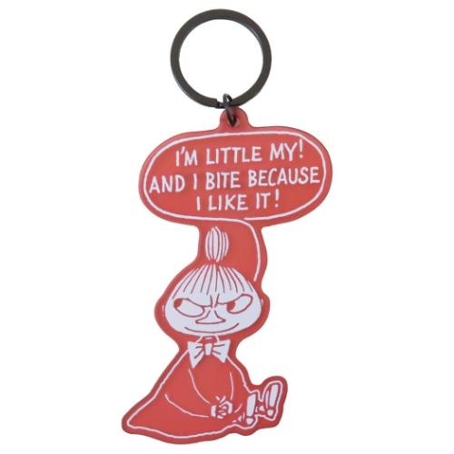 キーリング ムーミン マット染色キーホルダー リトルミイ 北欧 マリモクラフト アクリルキーホルダー アクキー メール便可 マシュマロポップ