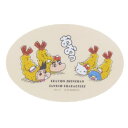 ダイカットシール クレヨンしんちゃんxサンリオキャラクターズ キャラクターステッカー エビフライ サンリオ スモールプラネット ダイカットビニールステッカー デコシール 耐水性 メール便可 マシュマロポップ