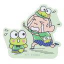 ダイカットシール クレヨンしんちゃんxサンリオキャラクターズ キャラクターステッカー マサオくん けろけろけろっぴ サンリオ スモールプラネット ダイカットビニールステッカー デコシール 耐水性 メール便可