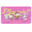 ダイカットシール クレヨンしんちゃんxサンリオキャラクターズ キャラクターステッカー Play train? サンリオ スモールプラネット ダイカットビニールステッカー デコシール 耐水性 メール便可 マシュマロポップ