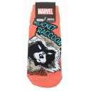 女性用靴下 ガーディアンズオブギャラクシー レディースソックス ロケット ロゴ OR MARVEL スモールプラネット キャラックス 大人向け メール便可