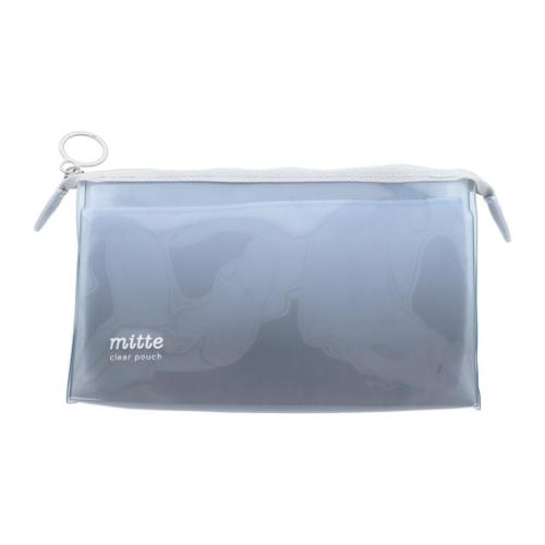ペンポーチ mitte ミッテ クリアポーチ マチ cloudy サンスター文具 新学期準備文具 シンプル マシュマロポップ