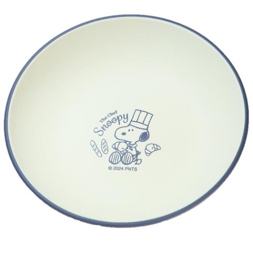 中皿 スヌーピー 抗菌ラウンドプレートS ブルー BL ピーナッツ マリモクラフト 食器 マシュマロポップ