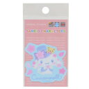 ダイカットシール シナモロール ミニステッカー キラキラ桜 サンリオ ゼネラルステッカー 耐水耐光 デコステッカー メール便可 マシュマロポップ