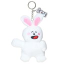 マスコット たべっ子どうぶつ ぬいぐるみKR キーホルダー うさぎ アクリルパーツ ギンビス エスケイジャパン プレゼント マシュマロポップ