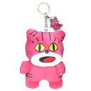 マスコット たべっ子どうぶつ ぬいぐるみKR キーホルダー ねこ アクリルパーツ ギンビス エスケイジャパン プレゼント マシュマロポップ