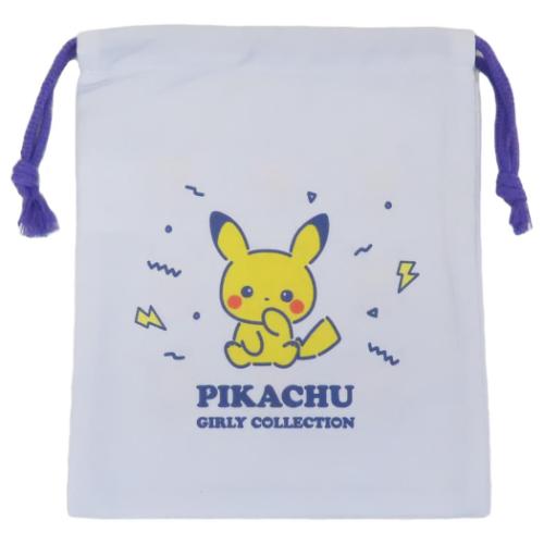 巾着袋 ポケットモンスター キャラクター巾着S パープル ポケモン マルヨシ 新学期準備雑貨 メール便可 マシュマロポップ