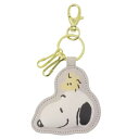 キーホルダー スヌーピー ミラー付きぷっくりキーリング funny snoopy ピーナッツ カミオジャパン 鍵ホルダー 鏡付き 化粧直し メール便可 マシュマ...