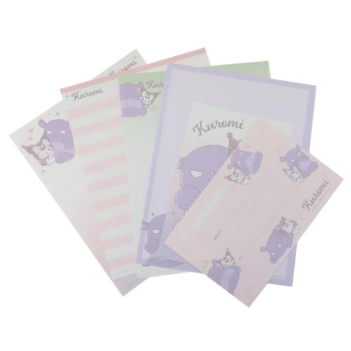 レターセット クロミ ボリュームアップレター Hug a Baku サンリオ カミオジャパン 手紙セット 便箋&封筒 メール便可 マシュマロポップ