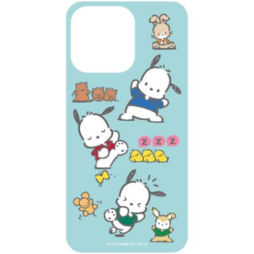 スマホアクセ ポチャッコ まじかる百貨店スマホシート ブルー 2 サンリオ カルチュア エンタテインメント 絵が動く 変化 メール便可 マシュマロポップ
