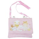 クリップポケット シュガーココムー ショルダー付きマルチポケット 粧美堂 クリップポーチ キッズポシェット メール便可 マシュマロポップ