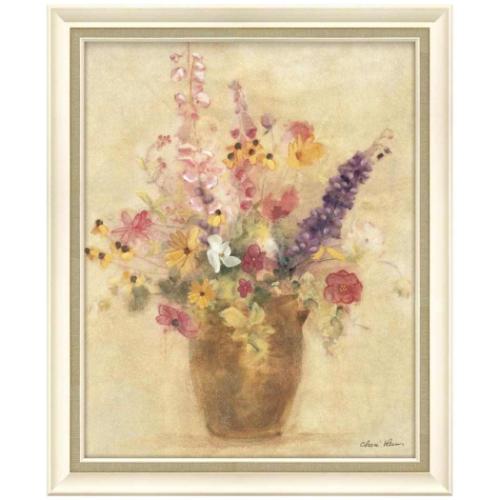 静物画 シェリー ブラム Cheri Blum ワイルド フラワーズ ベース1 ユーパワー CB-11011 ギフト インテリア 取寄品 マシュマロポップ