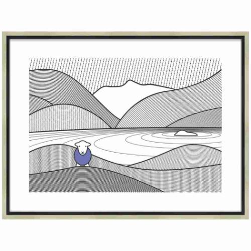 動物画 ハーディー HERDY ライン パープル ユーパワー HD-23002 ギフト インテリア 取寄品 マシュマロポップ