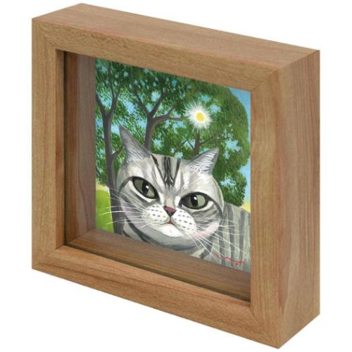 動物画 糸井忠晴 ミニミニボックスフレーム 初夏 ユーパワー IT-01253 ギフト インテリア 取寄品 マシュマロポップ