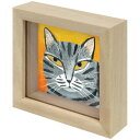 動物画 糸井忠晴 ミニミニボックスフレーム ボスねこ ユーパワー IT-01259 ギフト インテリア 取寄品 マシュマロポップ