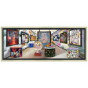 名画 白石 創多 オマージュアート クレーのアートストリート ユーパワー SS-12021 ホームディスプレイ 店舗ディスプレイ インテリア 取寄品 マシュマロ...