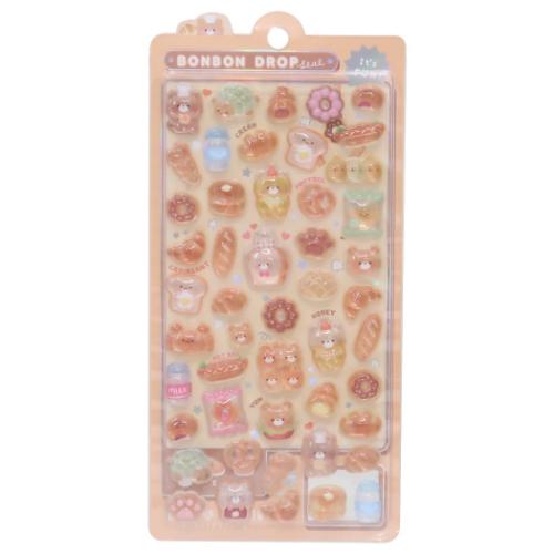 シールシート ボンボンドロップシール ほかほかボンボン クーリア デコシール 手帳 お手紙 かわいい メール便可 マシュマロポップのサムネイル