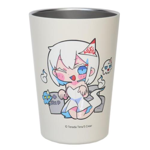 保温保冷コップ 寺田てら 2WAY真空二重タンブラー 450ml おばけちゃん 東亜金属 ステンレス ドリンクホ..