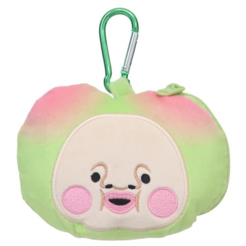 ミニポーチ こびとづかん カラビナ付きぬいぐるみファスナーマスコット スモモノウチ ティーズファクトリー 小物入れ マシュマロポップのサムネイル