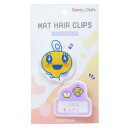 ヘアアクセ たまごっち マットヘアクリップ めめっち カミオジャパン かわいい メール便可 マシュマロポップ