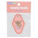 キーリング scooty studio 刺繍キーホルダー Charlie フロンティア ストラップ バッグチャーム かわいい メール便可 マシュマロポップ