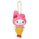 ミニぬいぐるみボールチェーン マイメロディ エビフライマスコット サンリオ ナカジマ プレゼント マシュマロポップ