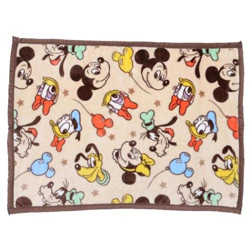 ひざ掛け毛布 ミッキー＆フレンズ マイヤーブランケット スタンダード フェイシーズN ディズニー 丸眞 ウォーマー雑貨 防寒用品 マシュマロポップ