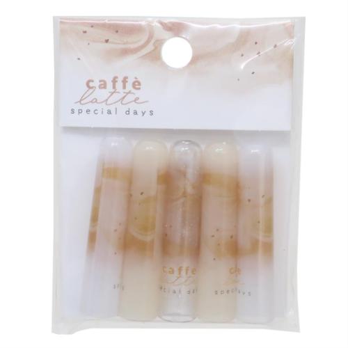 鉛筆キャップ SPECIAL DAYS えんぴつカバー5本セット カフェラテ カミオジャパン 新学期準備文具 かわいい メール便可 マシュマロポップ