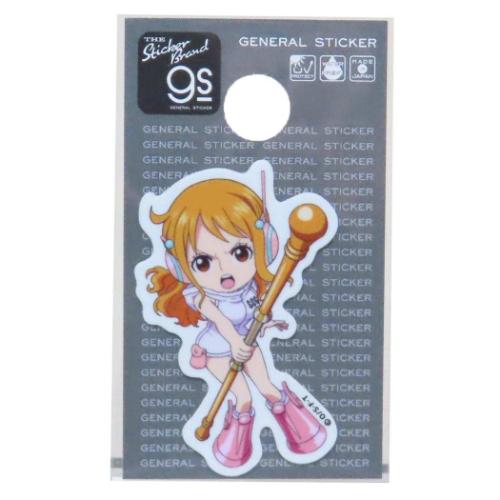 ダイカットシール ワンピース miniステッカー エッグヘッド編 ナミ SD 少年ジャンプ ゼネラルステッカー 耐水耐光 デコステッカー アニメメール便可 マシ...