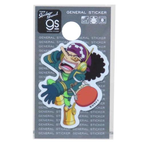 ダイカットシール ワンピース miniステッカー エッグヘッド編 ウソップ SD 少年ジャンプ ゼネラルステッカー 耐水耐光 デコステッカー アニメメール便可 ...