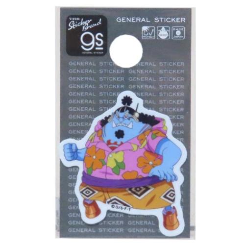ダイカットシール ワンピース miniステッカー エッグヘッド編 ジンベエ SD 少年ジャンプ ゼネラルステッカー 耐水耐光 デコステッカー アニメメール便可 ...