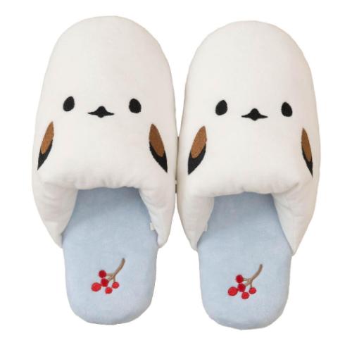 トイレ用品 シマエナガちゃん スリッパ ブルー センコー 新生活雑貨 かわいい マシュマロポップ