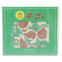 フレークシール アニマル百貨店 ミニシール キーウィ どうぶつ Green Flash デコレーション 手帳デコ かわいい メール便可 マシュマロポップ