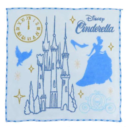 ミニタオル シンデレラ シャーリングハンカチタオル ドリーミングキャッスル ディズニープリンセス 丸眞 かわいい 女の子 メール便可 マシュマロポップ