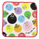 ミニタオル バーバパパ インクジェットプリントハンカチタオル ポッピングカラー BARBAPAPA 丸眞 汗拭きタオル メール便可 マシュマロポップ