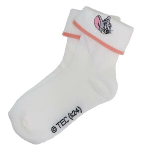 女性用靴下 トムとジェリー Gソックス タフィー ワーナーブラザース スモールプラネット 大人向け 女の子 メール便可 マシュマロポップ