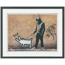 アートフレーム バンクシー Banksy Choose Your Weapon Limited Edition 美工社 額付き ギフト インテリア 取寄品 マシ...