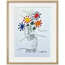 名画 パブロ ピカソ Pablo Picasso Le Bouquet 美工社 額付き ギフト インテリア 取寄品 マシュマロポップ