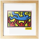 アートフレーム キースヘリング Keith Haring Untitled 美工社 額付き ギフト インテリア 取寄品 マシュマロポップ