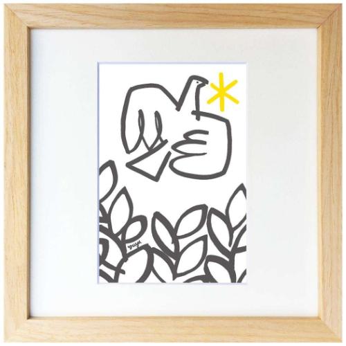 アートフレーム ユウヤ YUYA 200series 光の方へ 美工社 額付き ギフト インテリア 取寄品 マシュマロポップ