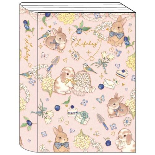 日記帳 たけいみき B7ライフログ 森のガーデニング クローズピン ギフト雑貨 ガーリーイラスト メール便可 マシュマロポップ