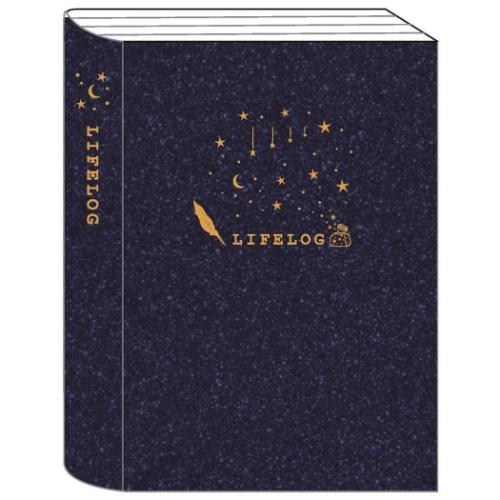 日記帳 星空シリーズ B7ライフログ 星屑インク クローズピン ギフト雑貨 シンプル メール便可 マシュマロポップ