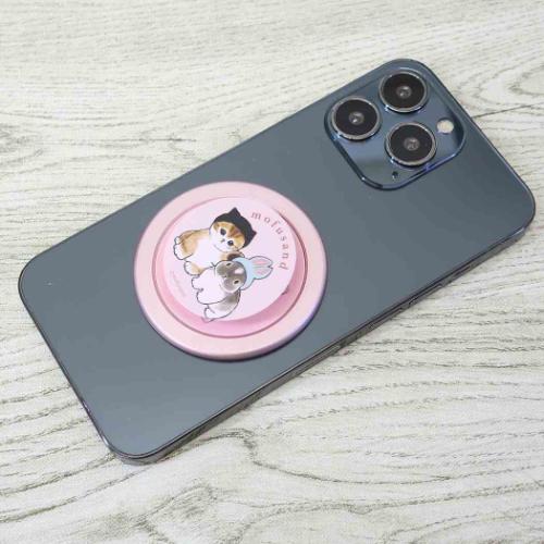 スマホアクセ モフサンド CHIP-POP うさにゃん mofusand グルマンディーズ スマホスタンド メール便可 マシュマロポップ