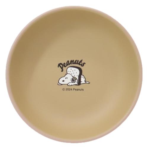 中皿 スヌーピー ラウンドランチプレートM パンとスヌーピー ピーナッツ カミオジャパン 日本製 食器 マシュマロポップ