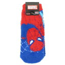 女性用防寒靴下 スパイダーマン もっこもこ靴下 レディースソックス 逆さま MARVEL スモールプラネット ウォーマー雑貨 メール便可