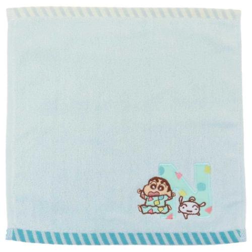 ハンドタオル クレヨンしんちゃん イニシャルタオル パジャマ N ティーズファクトリー プレゼント アニ..